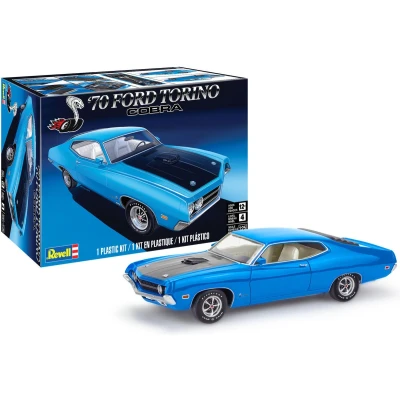 Afbeelding van Revell 14534 1970 Ford Torino Cobra Auto (bouwpakket) 1:25