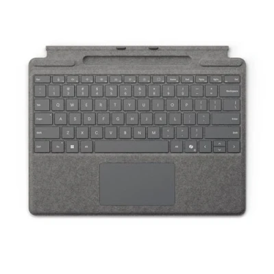 Image de Clavier Microsoft Gris Platine pour Surface Pro 13&quot; avec rangement stylet