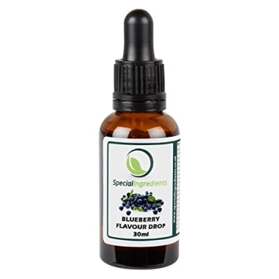 Image de Special Ingredients Blueberry (myrtille) Flavour Drop 30 ml (étiquettes et instructions en allemand)