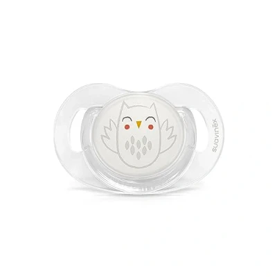 Afbeelding van Suavinex Fopspeen Bonhomia Reversible 0 6mnd Owl Beige
