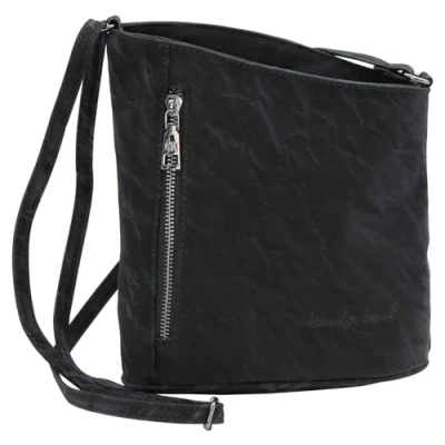 Afbeelding van JENNIFER JONES Kleine schoudertas voor dames, bruidstas, avondtas, schoudertas, Stijl B zwart marmer
