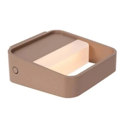 Afbeelding van Lucide SILVI Wandlamp Roest bruin
