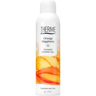 Afbeelding van 3x Therme Foaming Shower Gel Orange Happiness 200 ml