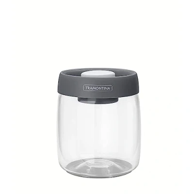 Afbeelding van Transparante glazen pot 0,8 liter met vacuümdeksel Ø 11,1 cm
