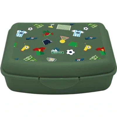 Afbeelding van NERTHUS FIH 1348 Lunchbox voor kinderen, voetbal, licht en gemakkelijk te reinigen