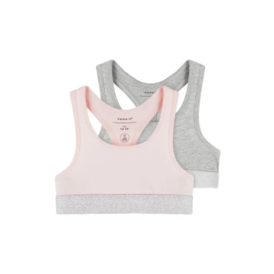 Afbeelding van Name it Nkfshort 2 PACK Bustier voor kinderen, Maat: 134/140, Barely pink