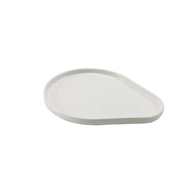 Afbeelding van Point Virgule Porseleinen Bord By Alain Monnens20x25x1.5cm