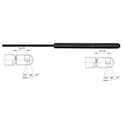 Afbeelding van METZGER 2110163 Gasveer Motorkap 440 CITROËN: Xsara Picasso, Hatchback