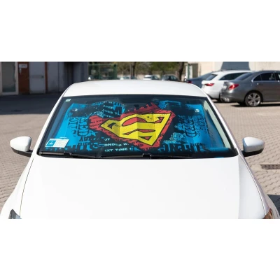 Afbeelding van SUPERMAN 10974 Autoruit zonwering blauw Aluminium 1
