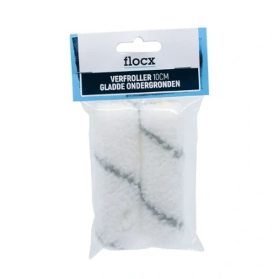 Afbeelding van Flocx Verfroller Gladde Ondergronden 10CM 2ST Schildersbenodigdheden