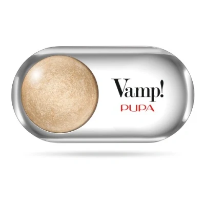 Afbeelding van Pupa Vamp! Wet &amp; Dry Baked Eyeshadow 201 Champagne Gold