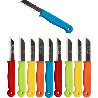 Afbeelding van Solingen Schilmesje RVS Glad 16 cm met &quot;Blade Cover&quot; Mix 500 Stuks