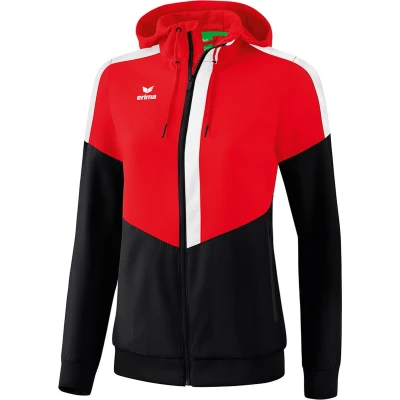 Afbeelding van Squad tracktop jack met capuchon dames rood/zwart/wit / 34