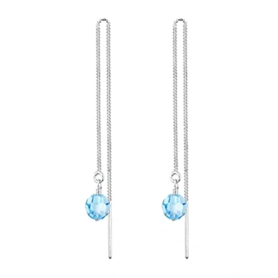 Afbeelding van Elli Oorbellen, Dames, Maat: One Size, Hellblau
