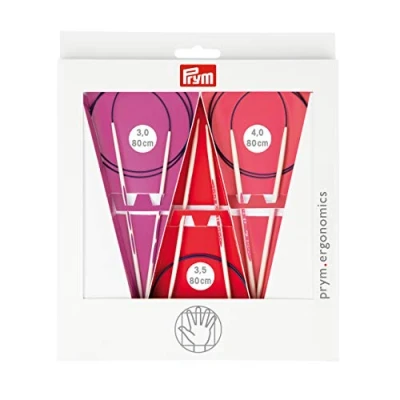 Afbeelding van Prym Ergonomics rondbreinaalden set 80cm 3.00 4.00mm.