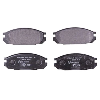 Afbeelding van HELLA 8DB 355 006 251 Remblokkenset Niet geschikt voor slijtage waarschuwingscontact NISSAN: Patrol GR 4 SUV, Hardtop