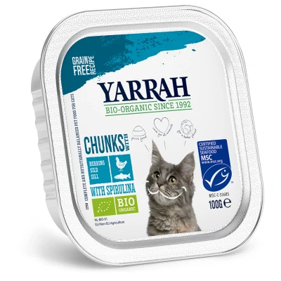 Afbeelding van Yarrah Bio Kat Alu Brokjes In Saus Kattenvoer