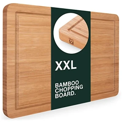Afbeelding van Blumtal Snijplank Bamboe Hout Groot formaat 30 x 45 2 cm