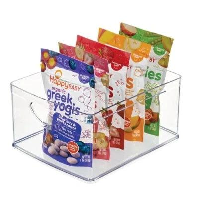 Afbeelding van iDesign Keukenkast Opbergbox Gerecycled Kunststof Transparant