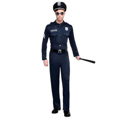 Afbeelding van Boland Kostuum Politieagent Bobby (XL) Volwassenen Agent