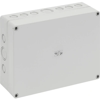 Afbeelding van Spelsberg TK PS 2518 8f m Installatiebehuizing 254 x 180 84 Polystereen (EPS) Grijs wit (RAL 7035) 1 stuk(s)