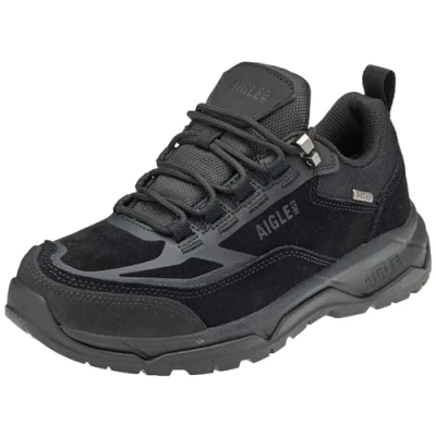 Afbeelding van Aigle Climbing Palka LOW MTD Sneakers laag, Maat: 44, Black Leer/ synthetisch