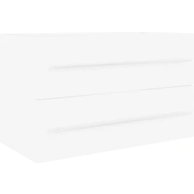 Afbeelding van Wastafelkast 80x38,5x48 cm spaanplaat wit