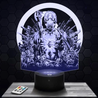 Afbeelding van lamp border decoratie slaapkamer jongen 3D object gaming gamer video games cadeau idee gedempt licht nachtlampje kantoor Kerstmis tiener origineel