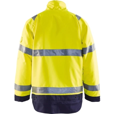 Afbeelding van Blaklader Winterjas High Vis 4827 1977 Geel/Marineblauw XXS