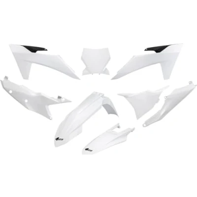 Afbeelding van UFO Plastickit Met Voorvorkbeschermers KTM SX125 SX250 SX300 SXF250 SXF350 SXF450 2023 2024 Wit 2020