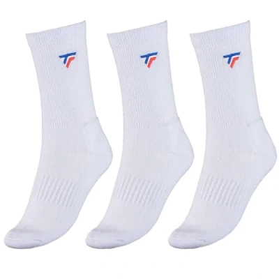 Afbeelding van Tecnifibre Set van 3 paar klassieke sokken, Wit.