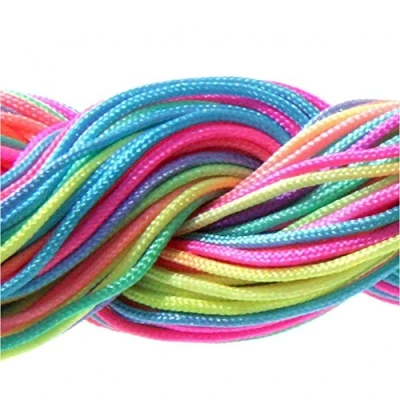 Afbeelding van Accessoires voor het maken van nylon draad, 1 mm, shamballa armband, 24 m, meerkleurig