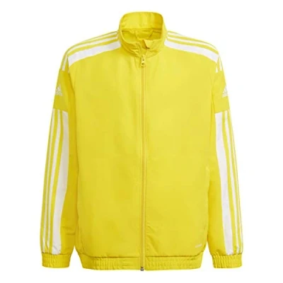 Afbeelding van adidas Squadra 21 PRE Jacket Y Presentatie Jack 164 Geel