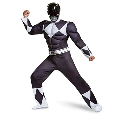 Afbeelding van Disguise 79733D Klassiek gespierd Rangerkostuum voor volwassenen, L/XL (42 46)