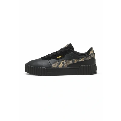 Afbeelding van Carina 3.0 Snake Chic voor Dames, Zwart/Goud, Maat 40,5 PUMA