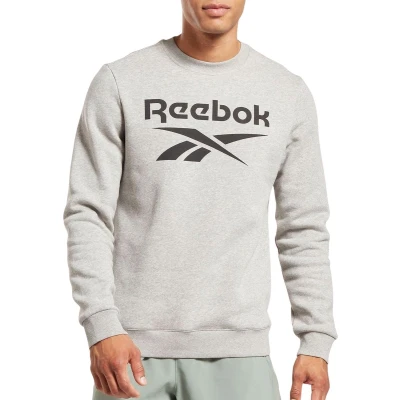 Afbeelding van Reebok Identity BIG LOGO CREW Sweater, Heren, Maat: Medium, Medium grey heather