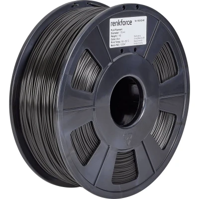 Afbeelding van Renkforce RF 4511228 Filament PLA kunststof 2.85 mm 1000 g Zwart 1 stuk(s)