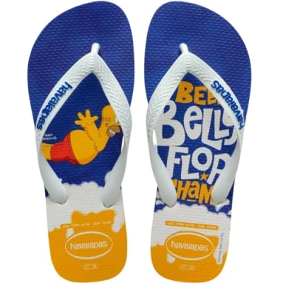 Afbeelding van Havaianas Simpsons Uniseks flipflop, Wit Blauw Ster