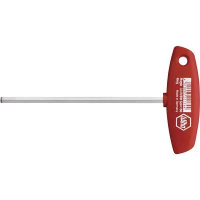 Afbeelding van Wiha Werkplaats Inbusschroevendraaier Sleutelbreedte: 3 mm Koplengte: 100 Afmeting, lengte: 126