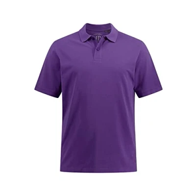 Image de JP 1880 702560 Polo pour homme, grandes tailles, tailles L 8XL JP1880, basique, manches mi longues, piqué, prune, 3XL