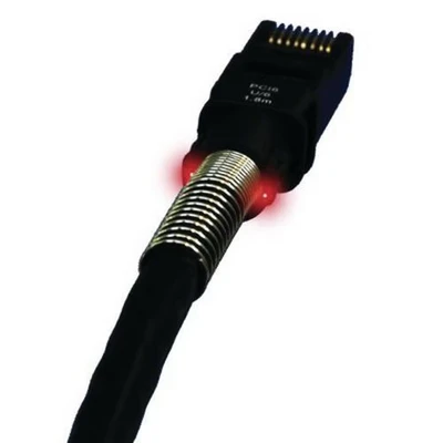 Image de Cordon RJ45 catégorie 6A U/UTP noir 0,9 m
