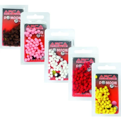 Afbeelding van Arca Pompon 8mm (70 pcs) Kleur : Pellet