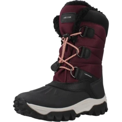Afbeelding van Geox Bottes de neige J Himalaya Girl B Ab Snow, Bordeaux, noir, 34 EU