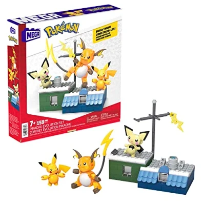 Image de Jeu de construction Mega Bloks Pokémon Pikachu évolution