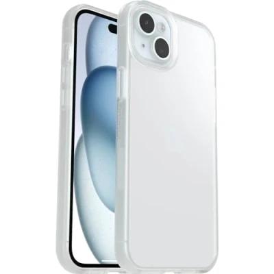 Image de OtterBox React Series Coque de protection pour téléphone portable élastomère thermoplastique (TPE), polycarbonate clair Apple iPhone 14 Plus, 15 Plus