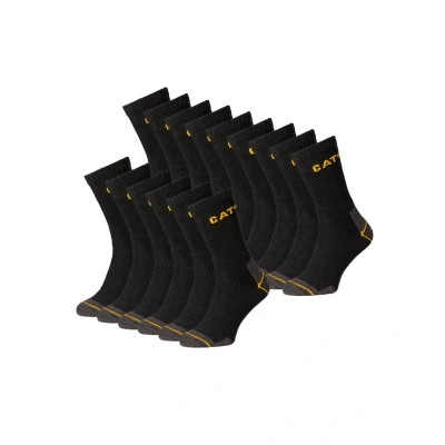 Afbeelding van Caterpillar CAT WORK Sokken 15PACK Sokken, Heren, Maat: 47 50, Black