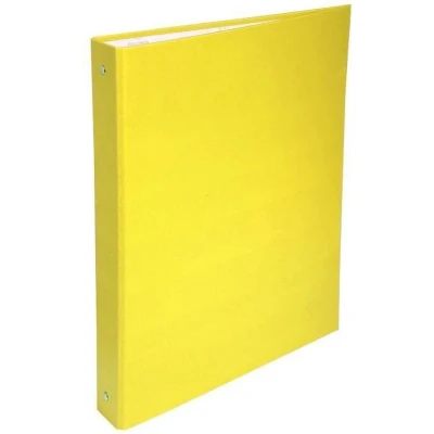 Afbeelding van EXACOMPTA Ringband Rug 40 mm 21 x 29,7 4 ringen Plastic Remborde 18 / 10e Gele kleur