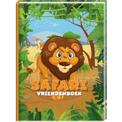 Afbeelding van Uitgeverij interstat vriendenboek safari
