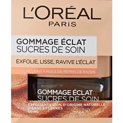 Afbeelding van L&#039;OREAL PARIS DERMO EXPERTISE Beglazing Scrub Care Suiker 50 ml