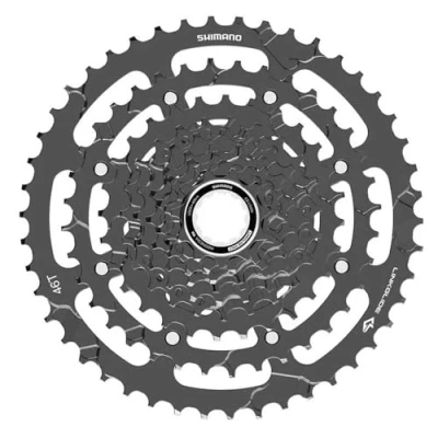 Afbeelding van Shimano Cassette Cues 9v 11 46t CS LG400 zwart